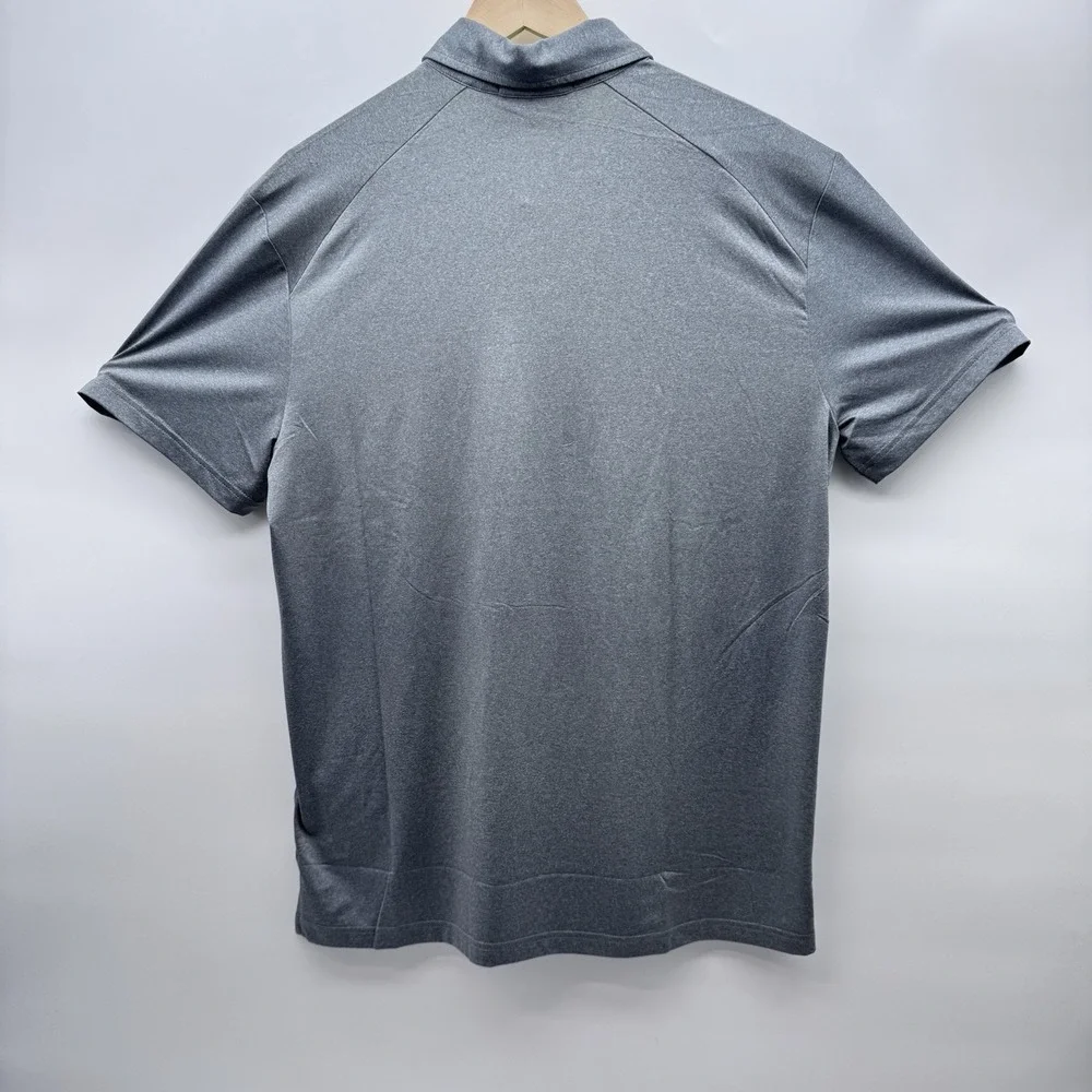 Ralph Lauren RLX  Spyglass Grey Heather Mens Large Button Down Polo Shirt